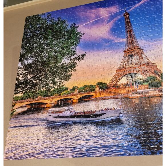 Mindbogglers Eiffel Tower Paris, France Jigsaw Puzzle 1000 pcs Complete - Picture 6 of 7